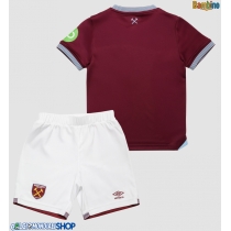 Maglie da calcio West Ham United Prima Maglia Bambino 2025-26 Manica Corta (+ Pantaloni corti)